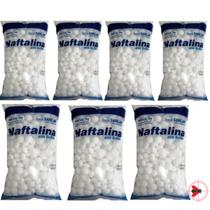 7 Repelentes Naftalina Anti Pragas Traças Morcegos E Pombos 1kg