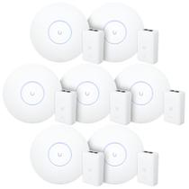 7 Roteadores Wi-Fi 6 Access Point 3.0 Gbps + 7 Injetores PoE+ 7 U6+ Ubiquiti C/ 7 Fontes 48V 30W 7 Roteadores Wi-Fi 6 Access Point 3.0 Gbps + 7 Injetores PoE+ 7 U6+ Ubiquiti C/ 7 Fontes 48V 30W