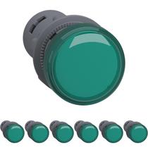 7 Sinaleiro 22mm Led Verde 110vca - Xa2evf3lc Schneider