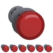 7 Sinaleiro 22mm Led Vermelho 24v - Xa2evb4lc Schneider