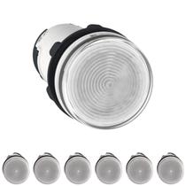 7 Sinaleiro Para Lâmpada BA9S Transparente 22mm Plástico Schneider XB7EV67P