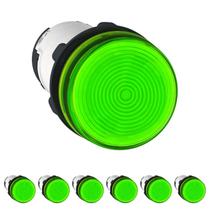7 Sinaleiro Verde 22mm Para Lâmpada Ba9s 250v Schneider