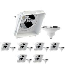 7 Spot Embutido No Frame + 7 Lâmpada AR111 4000K Save Energy 7 Spot Embutido No Frame + 7 Lâmpada AR111 4000K Save Energy