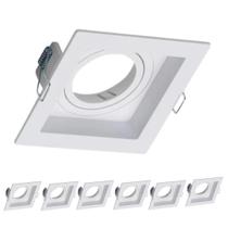 7 Spot Embutido Quadrado Recuado MR11 GU10 Save Energy 7 Spot Embutido Quadrado Recuado MR11 GU10 Save Energy