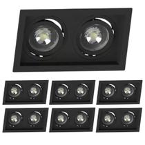 7 Spot Embutir Recuo Duplo Par30 E27 Preto Save Energy 7 Spot Embutir Recuo Duplo Par30 E27 Preto Save Energy