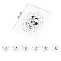 7 Spot Face Plana AR70 GU10 Embutido Quadrado Save Energy 7 Spot Face Plana AR70 GU10 Embutido Quadrado Save Energy