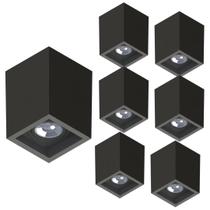 7 Spot Sobrepor Save Energy Boxit Par30 E27 Preto 110/220v 7 Spot Sobrepor Save Energy Boxit Par30 E27 Preto 110/220v