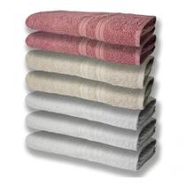 7 Toalhas Felpudas E Grossa 80x150 3 Branco 2 Bege 2 Rosê 7 Toalhas Felpudas E Grossa 80x150 3 Branco 2 Bege 2 Rosê