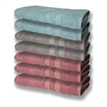 7 Toalhas Felpudas E Grossa 80x150 3 Rosê 2 Cinza 2 Verde 7 Toalhas Felpudas E Grossa 80x150 3 Rosê 2 Cinza 2 Verde