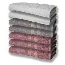 7 Toalhas Grande Super Felpudas e Grossa 80x150 3 Rosê 2 Cinza 2 Branco 7 Toalhas Grande Super Felpudas e Grossa 80x150 3 Rosê 2 Cinza 2 Branco