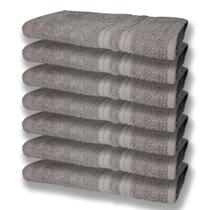 7 Toalhas Grande Super Felpudas e Grossa 80x150 Itália Soft Beka - Cinza 7 Toalhas Grande Super Felpudas e Grossa 80x150 Itália Soft Beka - Cinza