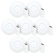 7 U6 Pro Ubiquiti Com 7 Fontes 48V 15W 7 Roteadores WiFi 6 Access Point 5.3 Gbps + 7 Injetores PoE 7 U6 Pro Ubiquiti Com 7 Fontes 48V 15W 7 Roteadores WiFi 6 Access Point 5.3 Gbps + 7 Injetores PoE
