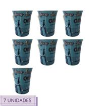 7 Xícara Home Office Achocolatado 340ml Café Chá Vidro - ECOS