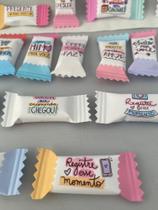 70 Bala Personalizada - Mimo para cliente - Lembrancinha para festa, clientes, amigos, empresas