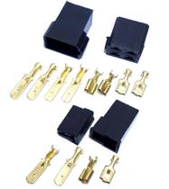 70 Conector 2 Via e 30 Conecotes 4 vias Terminal de 6,3mm