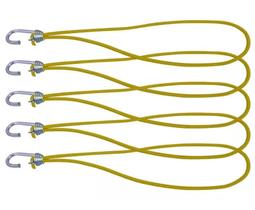 70 Gancho Extensor Elastico Corda Amarelo Para Lona Caminhão