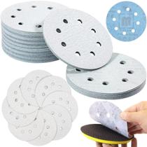 70 X Lixas Disco Anti-Empastamento 7 Polegadas 180mm 8 Furos Pluma Grão Lixadeira Politriz KaQi GRÃO:60-120-240-320-400-