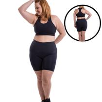 7004P Bermuda, Shorts Cintura Perfeita Plus Size Cor:PretoTamanho:G3_54 7004P Bermuda, Shorts Cintura Perfeita Plus Size Cor:PretoTamanho:G3_54