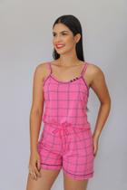 7073 - Babydoll com Botão na Gola.