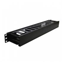 70940110 - guia de cabos fechado abs 19" x 1u pt (87 mm) hd - l212003 - ip metal - Mundolan