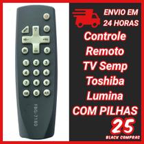 7180 CONTROLE REMOTO TV Semp TCL LUMINA COM PILHAS - FBG