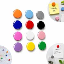 72 Imãs Magnéticos Coloridos P/ Painel, Recados, Geladeira e Superficies Magnéticas 72 Imãs Magnéticos Coloridos P/ Painel, Recados, Geladeira e Superficies Magnéticas