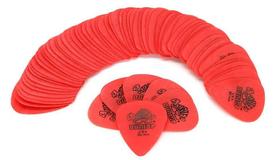 72 Palheta DUNLOP Tortex 0.50 mm Standard guitarra vermelha 72 Palheta DUNLOP Tortex 0.50 mm Standard guitarra vermelha