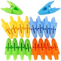 72 Prendedor Pregador Plástico Colorido Roupas Varal 5x1,4cm