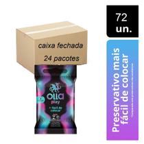 72 Preservativos Olla Play Camisinha + Fácil De Colocar
