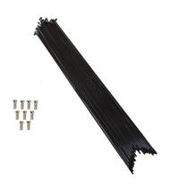 72 Raio Fino Inox Preto 2Mm X 290Mm Niple Latão 72 Raio Fino Inox Preto 2Mm X 290Mm Niple Latão