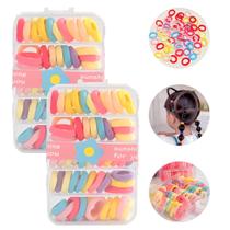 72 Xuxinhas De Cabelo Tons Pastéis Para Penteados Infantil 72 Xuxinhas De Cabelo Tons Pastéis Para Penteados Infantil