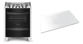 725x407 Tampa De Vidro Superior Compativel C/ Fogão Continental 5 Bocas Fc5cb