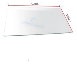 727x585 Tampa De Vidro Superior Compativel C/ Mesa Fogão Electrolux 76mdx 76bdr 76xdr 76ber