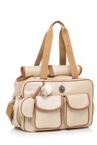 72861-13BG Bolsa Maternidade LQQ Malta Gde BEGE