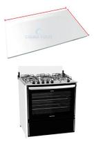 730x430 Tampa Superior De Vidro Compativel C/Fogão Atlas New Utop 5 Bocas
