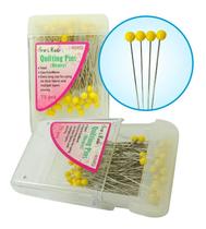 75 Alfinete Inox Extra Longo Quilting Quilter Patchwork 48mm