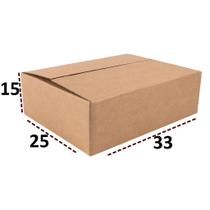 75 Caixas de Papelão 33 x 25 x 15 para Envio Correios Mudança Transporte