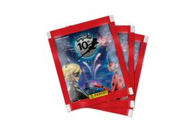 75 Figurinhas Miraculous Ladybug 10 Anos, Panini = 15 Envelopes - Novo Lacrado