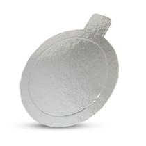 750 Base Laminada para Doces Redondo Nº8 Prateado 750 Base Laminada para Doces Redondo Nº8 Prateado