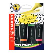 76/4stabilo shine estojo c/4 cores