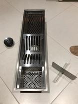 77,5 Cm Calha Escorredor Inox Embutido Mais Barato Do Brasil