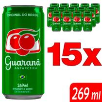 7891991012867 - fardo de refrigerante guaraná antarctica 269 ml - pack com 15 - AMBEV