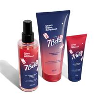 7Belo: Body Splash 200ml + Sabonete Líquido 200ml + Creme para Mãos 50g