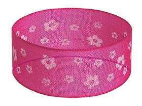 7mts Fita Organza Florzinhas 2cm X 7 metros 7mts Fita Organza Florzinhas 2cm X 7 metros
