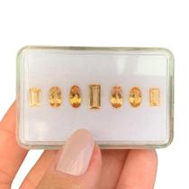 7ø 5,84ct - Topázio Imperial SET