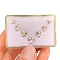 7ø Kunzita Rosa Antique Quadrada 10,20ct