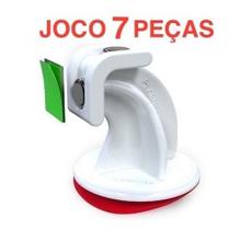 7pçs Prendedor Trava Portas Janela Magnetico Adesivo Easyfix