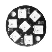 8 12 16 24 32 40 bits WS2812 5050 RGB LED anel de luz com drivers integrados