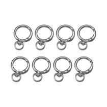 8/15 Argolas De Chave Com Mola, Ganchos De Chave Em Liga Metálica Para Acessórios DIY E Bolsas De