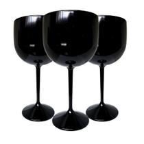 8 - 25 Taças De Acrílico Gin Solido Preto 550 Ml Premium drink Black decoração festa casamento forma 8 - 25 Taças De Acrílico Gin Solido Preto 550 Ml Premium drink Black decoração festa casamento forma